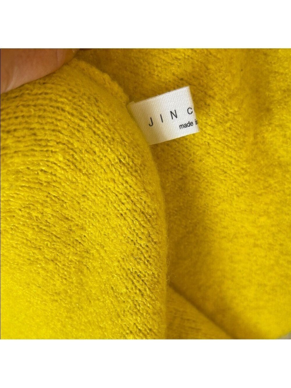 Jin Collection Gray and Yellow Women's Cardigan size S - Picture 11 of 11